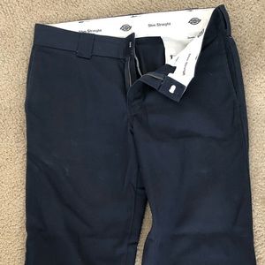 Men’s dickies slim straight pants